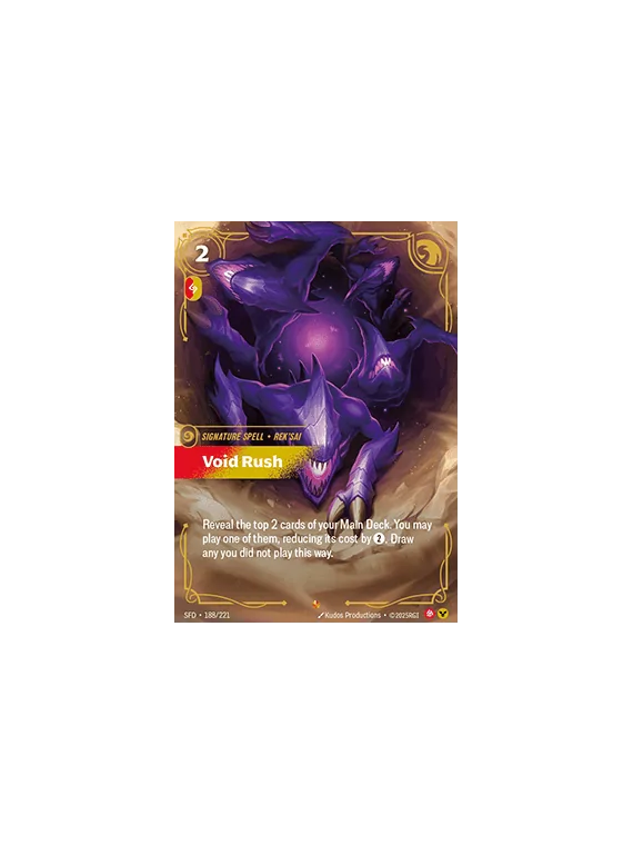 Void Rush de Riftbound en 02 - Spiritforged | La Cueva Roja
