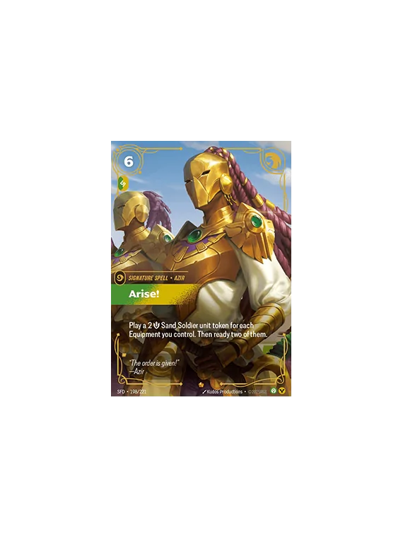 Arise! de Riftbound en 02 - Spiritforged | La Cueva Roja