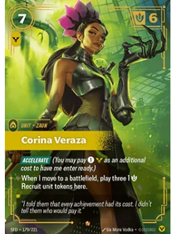 Corina Veraza de Riftbound en 02 - Spiritforged | La Cueva Roja