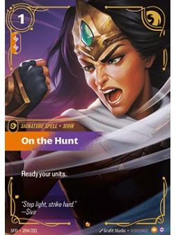 On the Hunt de Riftbound en 02 - Spiritforged | La Cueva Roja