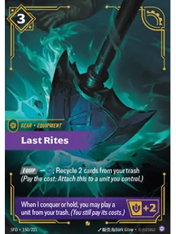 Last Rites de Riftbound en 02 - Spiritforged | La Cueva Roja
