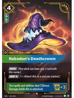 Rabadon's Deathcrown de Riftbound en 02 - Spiritforged | La Cueva Roja