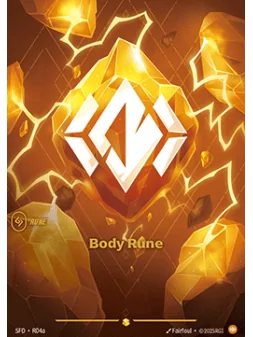 Body Rune (V.2 - Showcase) de Riftbound en 02 - Spiritforged | La Cueva Roja