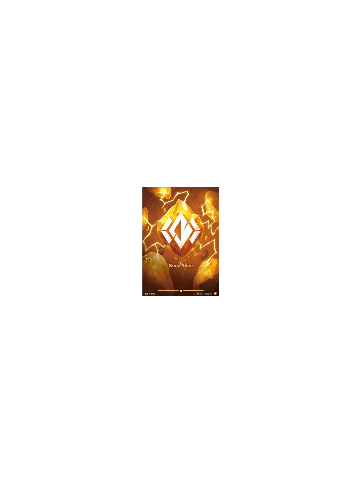 Body Rune (V.2 - Showcase) de Riftbound en 02 - Spiritforged | La Cueva Roja