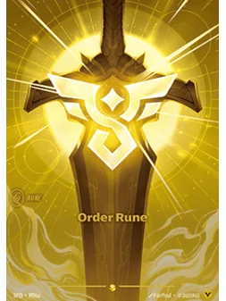 Order Rune (V.2 - Showcase) de Riftbound en 02 - Spiritforged | La Cueva Roja