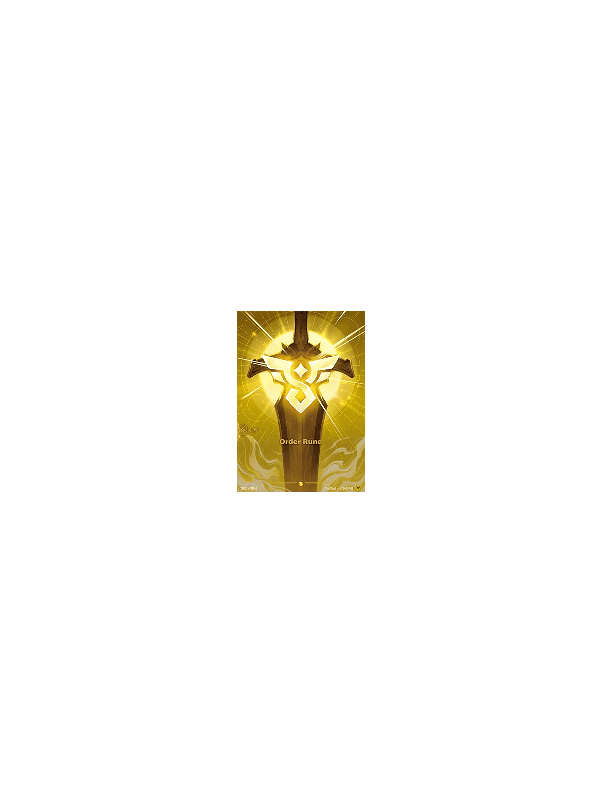 Order Rune (V.2 - Showcase) de Riftbound en 02 - Spiritforged | La Cueva Roja