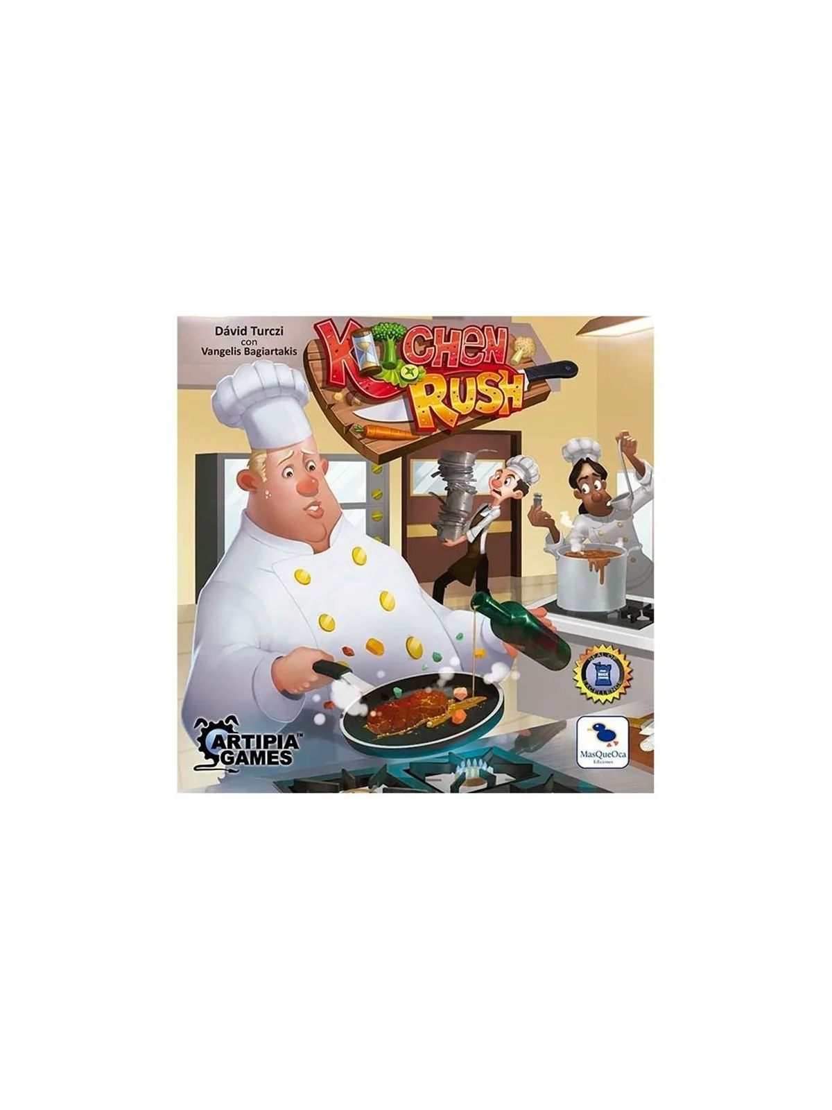 Kitchen Rush Tercera Edición de MasQueOca en Juegos de Tablero | La Cueva Roja