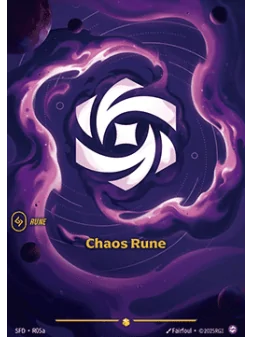 Chaos Rune (V.2 - Showcase) de Riftbound en 02 - Spiritforged | La Cueva Roja