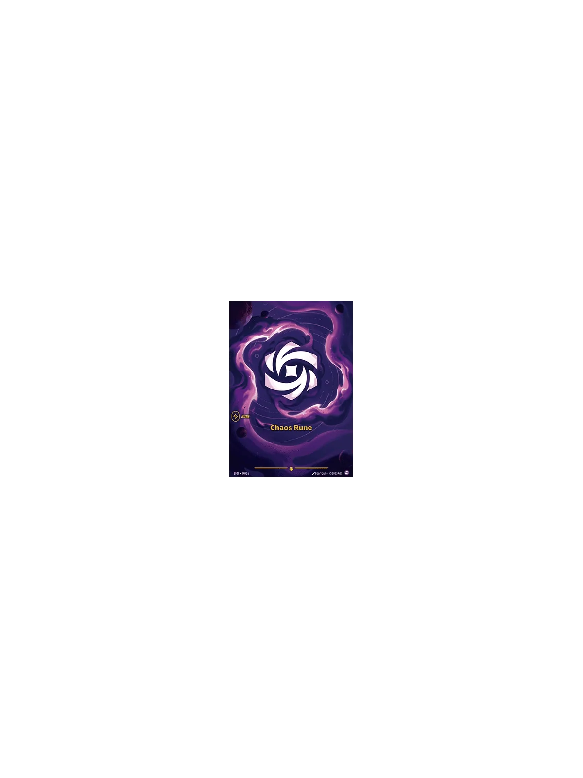 Chaos Rune (V.2 - Showcase) de Riftbound en 02 - Spiritforged | La Cueva Roja