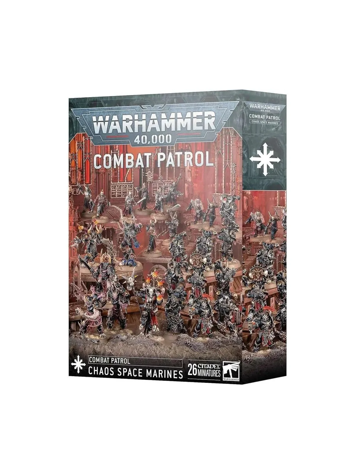 Warhammer 40000: Patrulla - Marines Espaciales del Caos (73-431) de Games Workshop en WARHAMMER 40.000 | La Cueva Roja