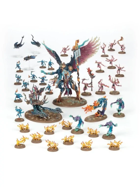 Warhammer Age of Sigmar: Disciples of Tzeentch – Cabalgata de Fuego Brujo (83-110) de Games Workshop en WARHAMMER AGE OF SIGMAR 