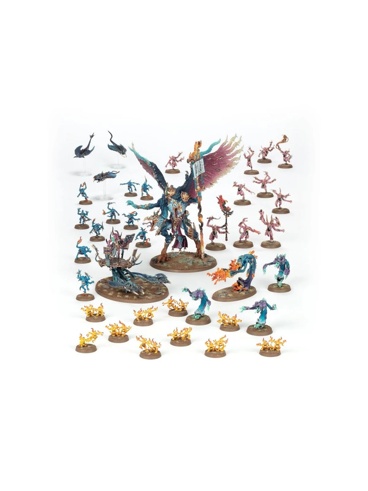 Warhammer Age of Sigmar: Disciples of Tzeentch – Cabalgata de Fuego Brujo (83-110) de Games Workshop en WARHAMMER AGE OF SIGMAR 