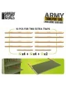 Carriles Extra para Maletines de Transporte de Miniaturas de Green Stuff World en Modelismo | La Cueva Roja