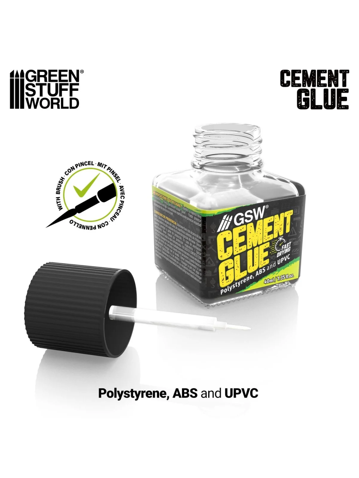 Pegamento para Plásticos 40ml de Green Stuff World en Modelismo | La Cueva Roja