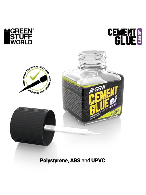 Pegamento para Plásticos Lento 40ml de Green Stuff World en Modelismo | La Cueva Roja