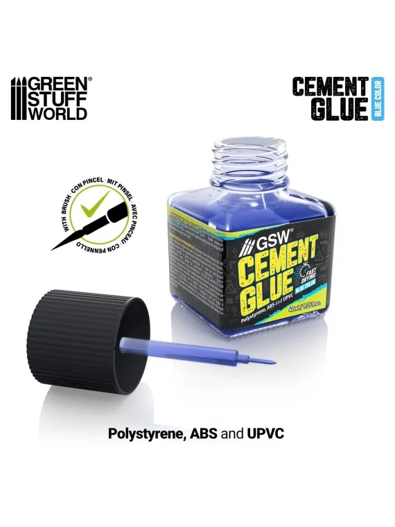 Pegamento para Plásticos Azul 40ml de Green Stuff World en Modelismo | La Cueva Roja