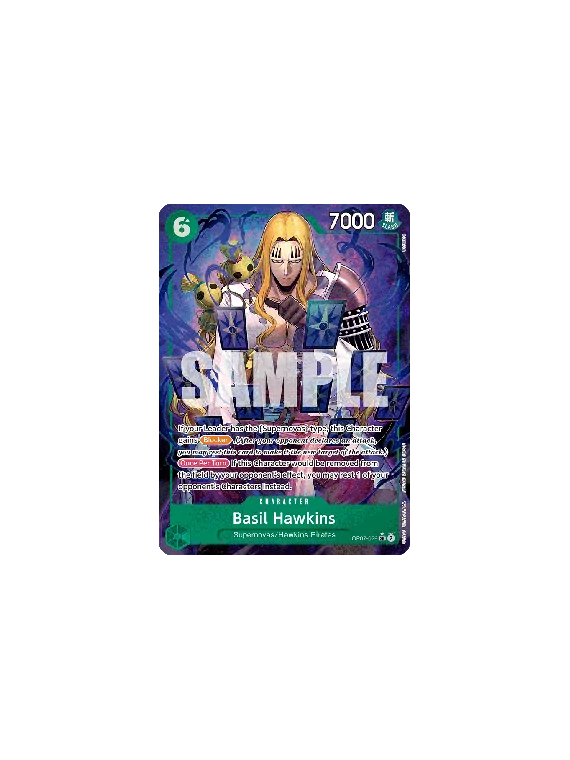 Basil Hawkins (OP07-029) (V.2) de Bandai en OP07 - 500 Years into the Future | La Cueva Roja