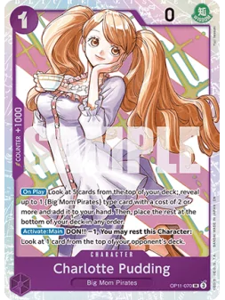 Charlotte Pudding (OP11-070) (V.1) de Bandai en OP11 - A Fist of Divine Speed | La Cueva Roja