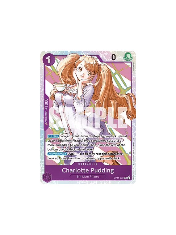 Charlotte Pudding (OP11-070) (V.1) de Bandai en OP11 - A Fist of Divine Speed | La Cueva Roja