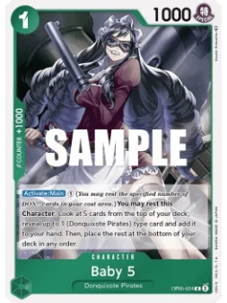 Baby 5 (OP05-034) (V.1) de Bandai en OP05 - Awakening of the New Era | La Cueva Roja