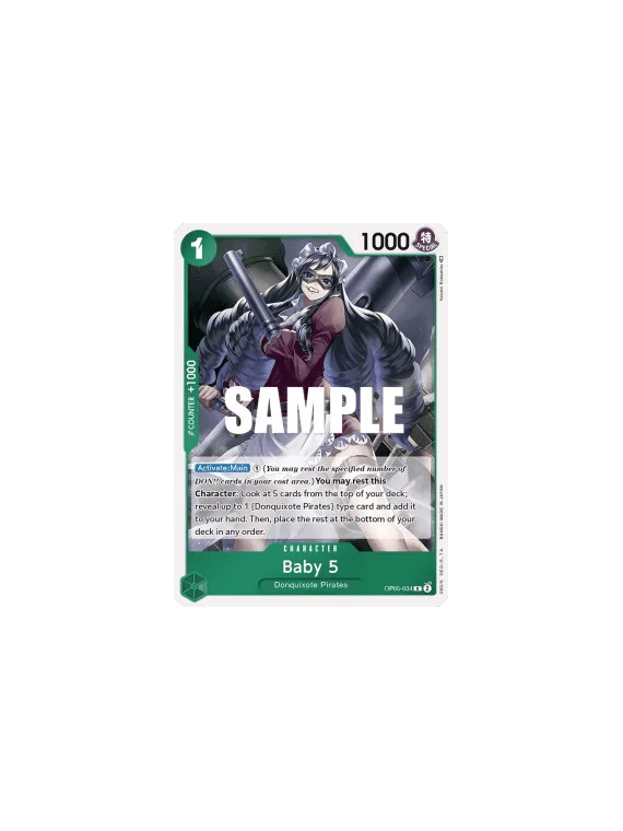 Baby 5 (OP05-034) (V.1) de Bandai en OP05 - Awakening of the New Era | La Cueva Roja