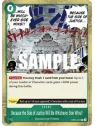 Because the Side of Justice Will Be Whichever Side Wins!! (OP05-037) de Bandai en OP05 - Awakening of the New Era | La Cueva Roj