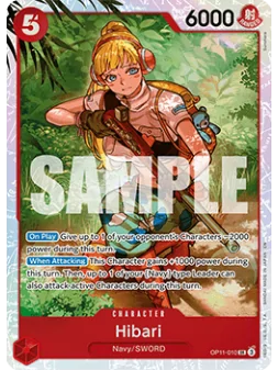 Hibari (OP11-010) (V.1) de Bandai en OP11 - A Fist of Divine Speed | La Cueva Roja