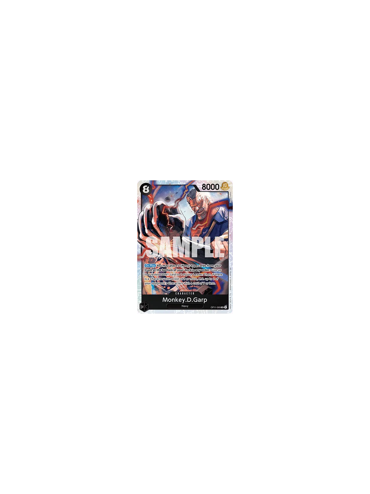 Monkey.D.Garp (OP11-095) (V.1) de Bandai en OP11 - A Fist of Divine Speed | La Cueva Roja