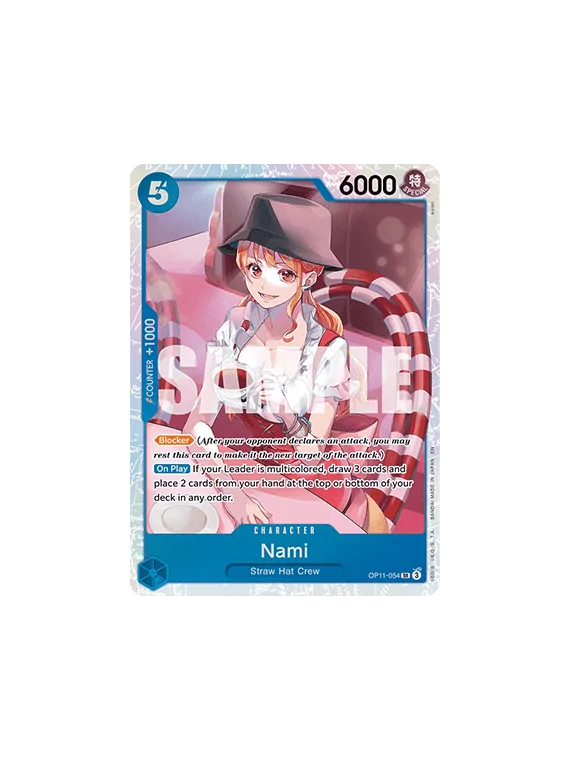 Nami (OP11-054) (V.1) de Bandai en OP11 - A Fist of Divine Speed | La Cueva Roja