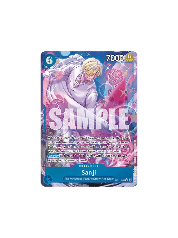 Sanji (OP11-051) (V.2) de Bandai en OP11 - A Fist of Divine Speed | La Cueva Roja