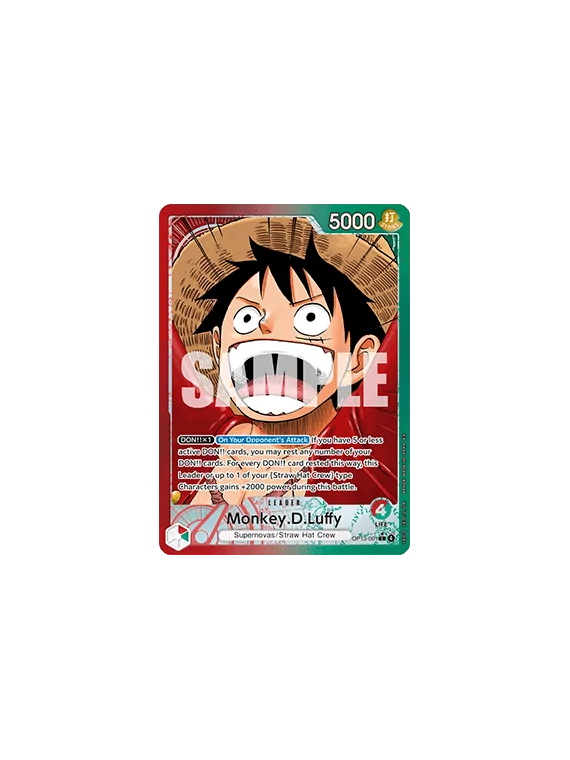 Monkey.D.Luffy (OP13-001) (V.2) de Bandai en OP13 - Carrying on his Will | La Cueva Roja