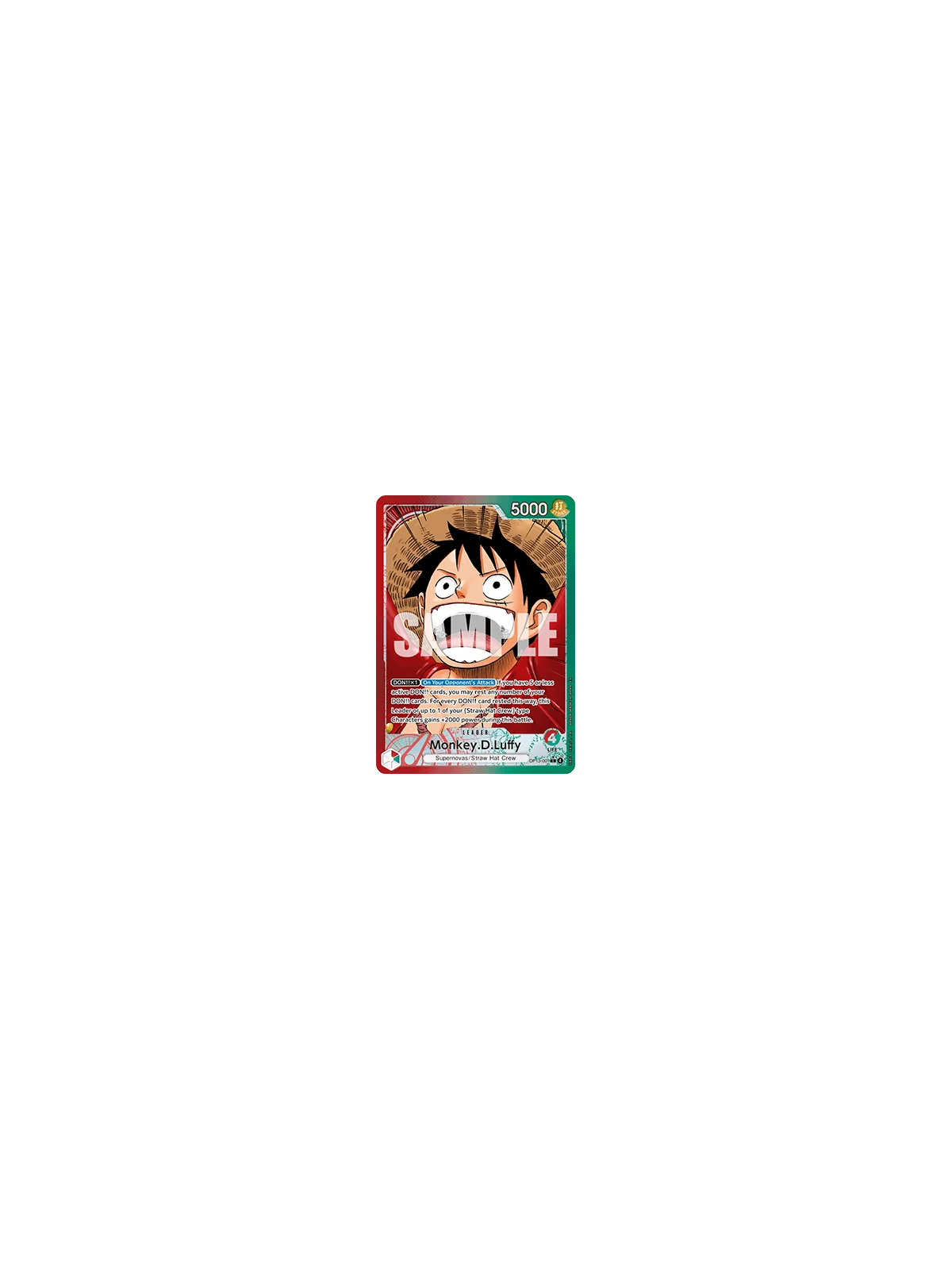 Monkey.D.Luffy (OP13-001) (V.2) de Bandai en OP13 - Carrying on his Will | La Cueva Roja
