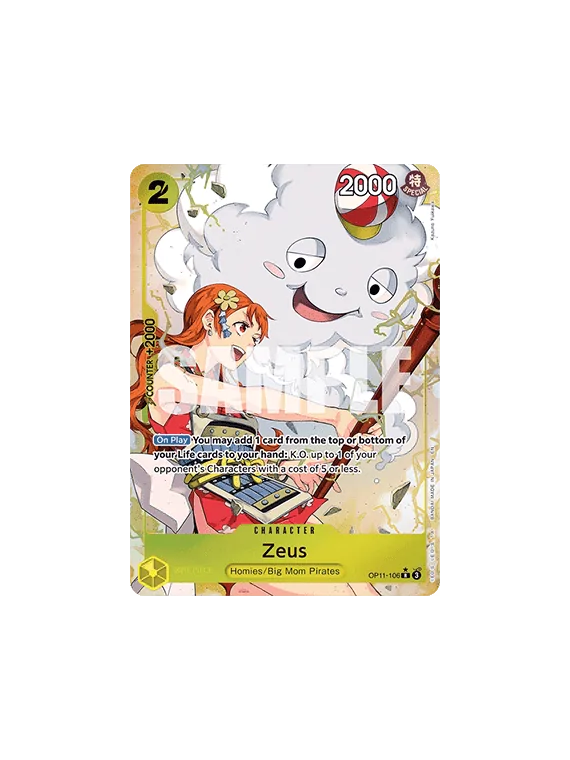 Zeus (OP11-106) (V.2) de Bandai en OP11 - A Fist of Divine Speed | La Cueva Roja