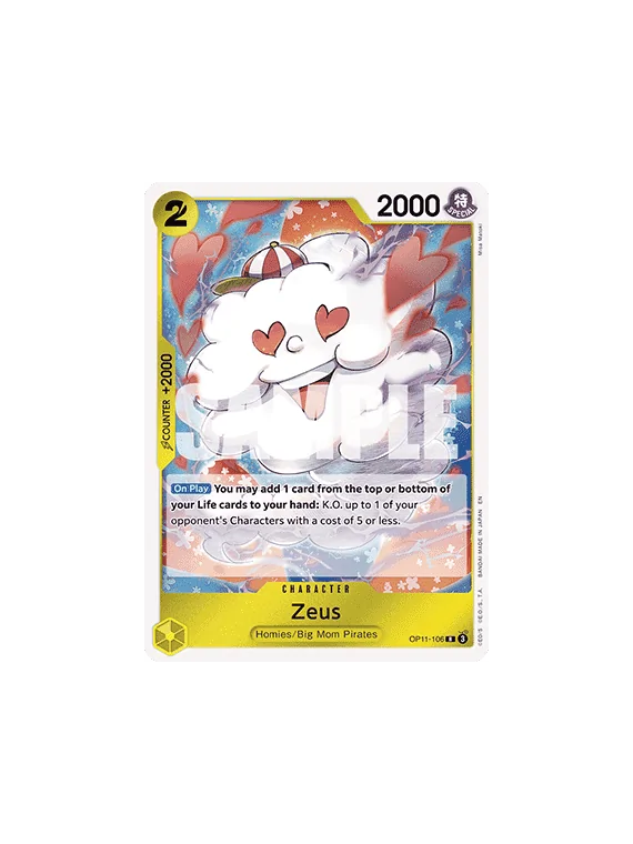 Zeus (OP11-106) (V.1) de Bandai en OP11 - A Fist of Divine Speed | La Cueva Roja