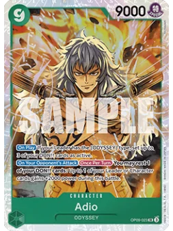 Adio (OP09-023) (V.1) de Bandai en OP09 - Emperors in the New World | La Cueva Roja