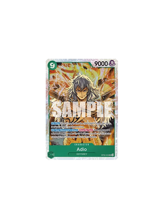 Adio (OP09-023) (V.1) de Bandai en OP09 - Emperors in the New World | La Cueva Roja