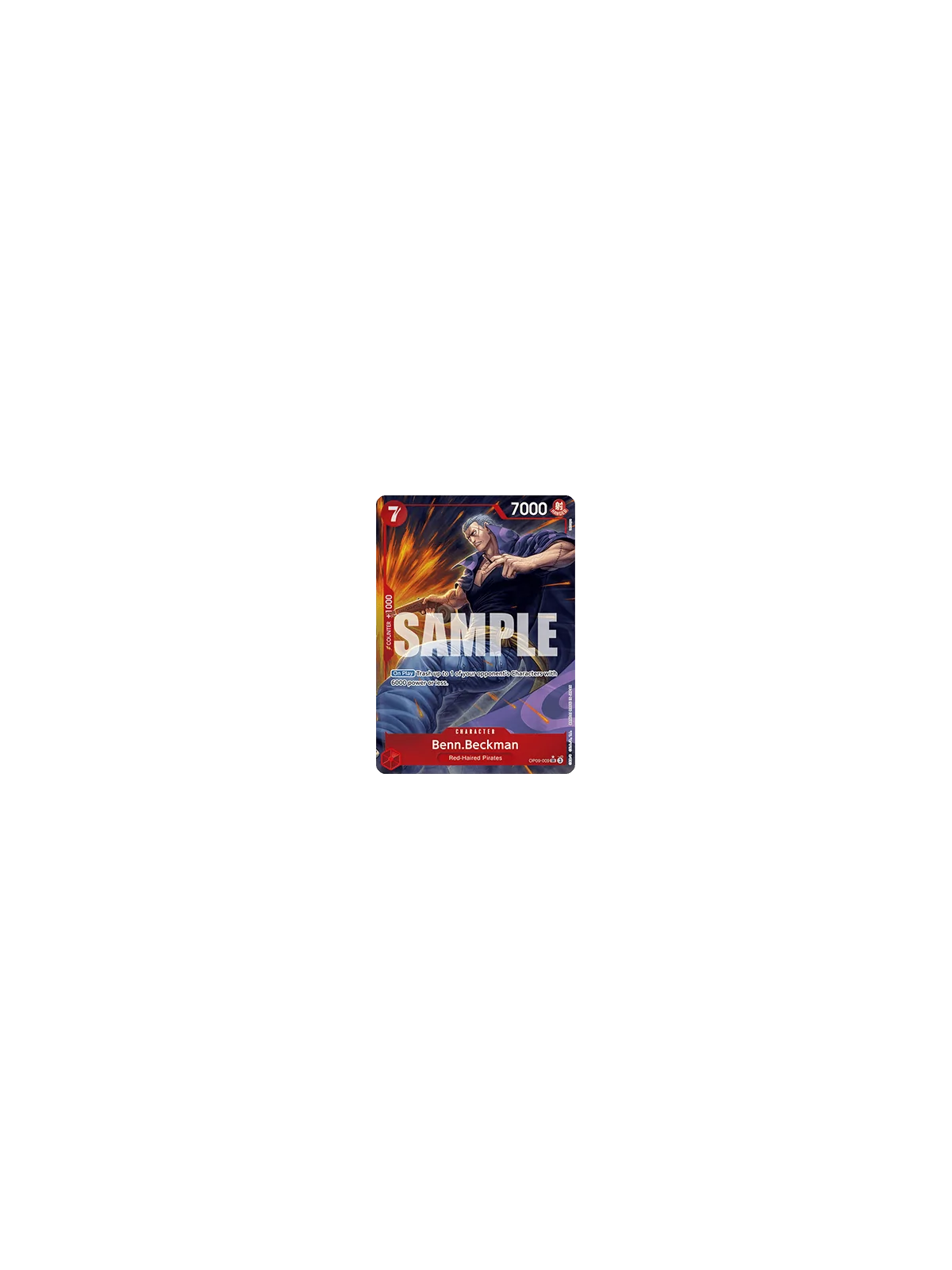 Benn.Beckman (OP09-009) (V.2) de Bandai en OP09 - Emperors in the New World | La Cueva Roja
