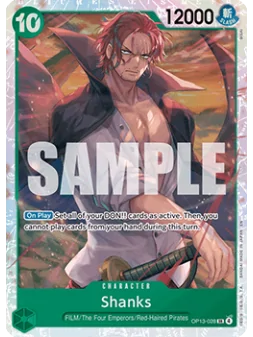Shanks (OP13-028) (V.1) de Bandai en OP13 - Carrying on his Will | La Cueva Roja
