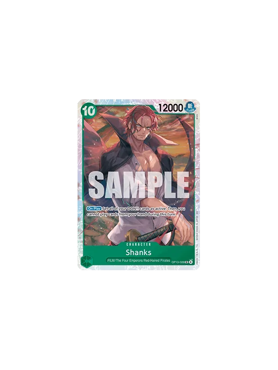Shanks (OP13-028) (V.1) de Bandai en OP13 - Carrying on his Will | La Cueva Roja