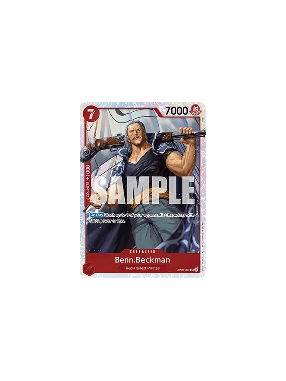 Benn.Beckman (OP09-009) (V.1) de Bandai en OP09 - Emperors in the New World | La Cueva Roja