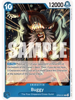 Buggy (OP09-051) (V.1) de Bandai en OP09 - Emperors in the New World | La Cueva Roja