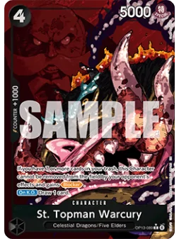 St. Topman Warcury (OP13-089) (V.2) de Bandai en OP13 - Carrying on his Will | La Cueva Roja