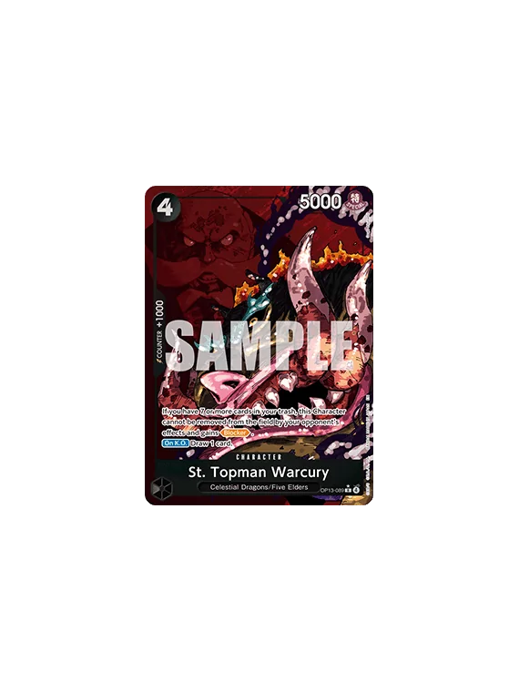 St. Topman Warcury (OP13-089) (V.2) de Bandai en OP13 - Carrying on his Will | La Cueva Roja