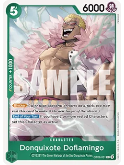 Donquixote Doflamingo (OP09-031) de Bandai en OP09 - Emperors in the New World | La Cueva Roja