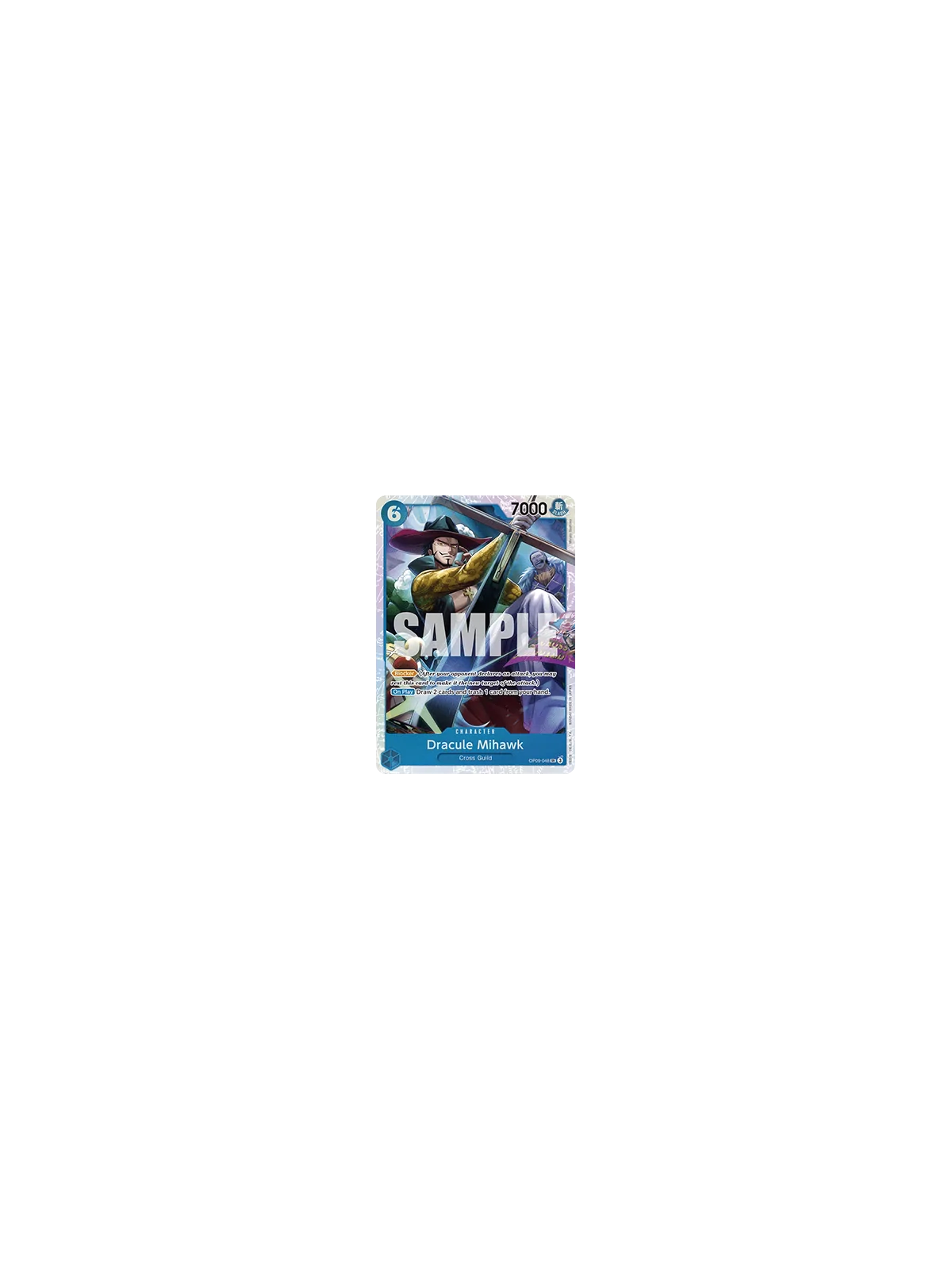 Dracule Mihawk (OP09-048) (V.1) de Bandai en OP09 - Emperors in the New World | La Cueva Roja