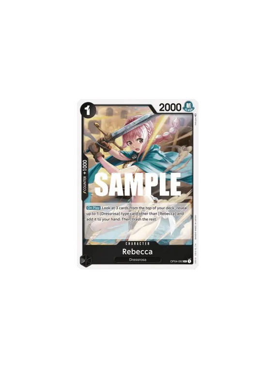 Rebecca (OP04-092) de Bandai en OP-04 - Kingdoms of Intrigue | La Cueva Roja