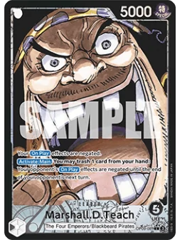 Marshall.D.Teach (OP09-081) (V.2) de Bandai en OP09 - Emperors in the New World | La Cueva Roja
