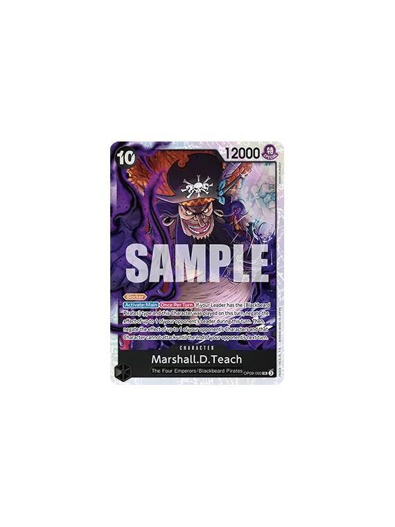 Marshall.D.Teach (OP09-093) (V.1) de Bandai en OP09 - Emperors in the New World | La Cueva Roja