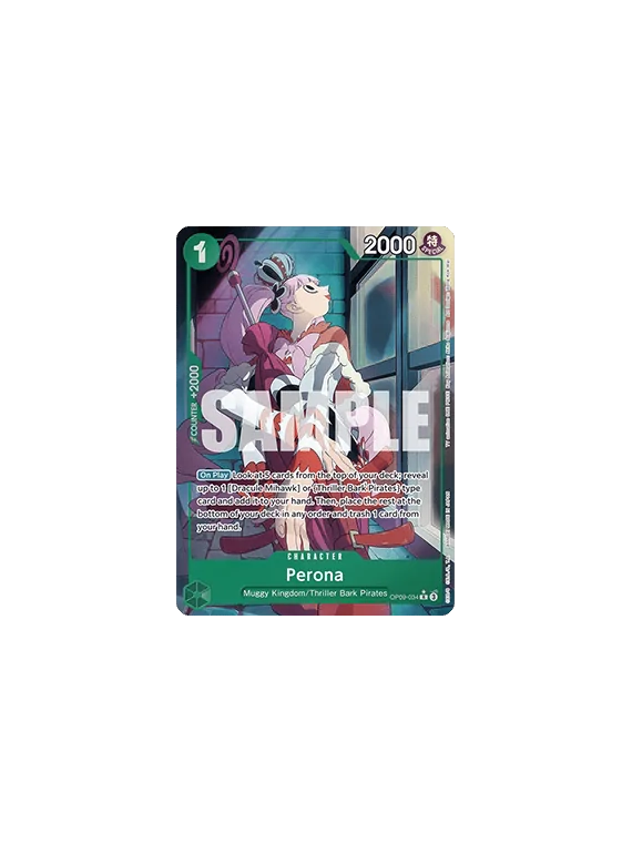 Perona (OP09-034) (V.2) de Bandai en OP09 - Emperors in the New World | La Cueva Roja