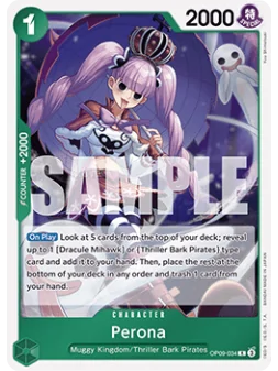 Perona (OP09-034) (V.1) de Bandai en OP09 - Emperors in the New World | La Cueva Roja